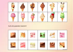 Vorschau - Stationenlernen - 🍧Sommer Klettmappe Wassereis schau genau - Seite 3