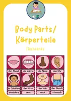 Vorschau - Präsentationen/Tafelbilder - Body Parts/Körperteile - Flashcards - Deckblatt