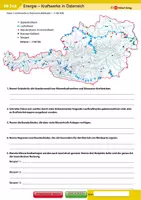 Vorschau - Arbeitsblätter - Energie – Kraftwerke in Österreich - Deckblatt