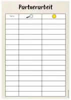 Vorschau - Bildkarten - Verabredungskalender für Partnerarbeit - Classroom Management - Seite 3
