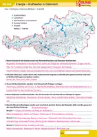 Vorschau - Arbeitsblätter - Energie – Kraftwerke in Österreich - Seite 1
