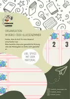 Vorschau - Anderer Materialtyp - Büroorganisation Ordner - DaZ - Deckblatt