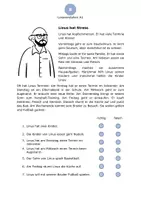 Vorschau - Arbeitsblätter - Leseverstehen Linus (DaZ/DaF) - besonders geeignet für Erwachsene (A1) - Seite 1