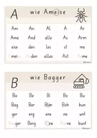 Vorschau - Fördermaterial/Inklusion - Leseteppich A-Z (nach Sprachstarke 1) - Seite 2
