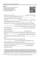 Vorschau - Arbeitsblätter - Arbeitsblätter "Rollschuhe" + Lösung & MP3 + - Deckblatt