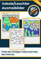 Vorschau - Arbeitsblätter - Lesen und Malen – Vokale & Leuchter erkennen und einsetzen | Deutsch Klasse 1 - Deckblatt