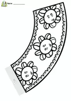 Vorschau - Arbeitsblätter - Bastelvorlage, Malvorlage Windlichter, Frühling, Muttertag - Seite 3