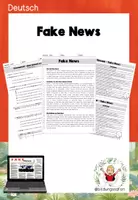 Vorschau - Anderer Materialtyp - Sachtext und Leistungsüberprüfung Fake News - Seite 1