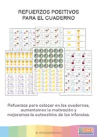 Vista previa - Hojas de trabajo - REFUERZOS POSITIVOS PARA EL CUADERNO - Portada