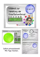 Vorschau - Arbeitsblätter - Kreisflächenformel - Deckblatt