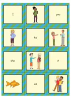 Προεπισκόπηση - Flashcards - Personal Pronouns Matching Pairs Game / Προσωπικές αντωνυμίες (Αγγλικά) - Σελίδα 1