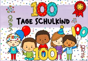 Vorschau - Arbeitsblätter - 100-Tage-Schulkind / Schule | Grundschule Klasse 1| Materialpaket - Seite 3