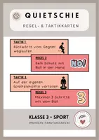 Vorschau - Poster - Quieschtie Regel- und Taktikkarten - Deckblatt