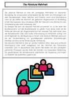Vorschau - Arbeitsblätter - Mehrheiten im Bundestag: Absolute, relative, einfache und qualifizierte Mehrheiten - Seite 2