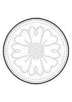 Vorschau - Mal- und Bastelvorlagen - Blumen Mandalas zum Prickeln & Ausmalen - Prickelbilder für den Frühling - Seite 1