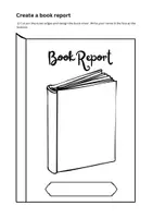 Vorschau - Arbeitsblätter - Englisch: Book Report (Reading Journal / Booklet) - Deckblatt