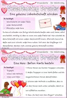 Vorschau - Mal- und Bastelvorlagen - Kreativkartei "Valentinstag" DaZ / Deutsch / Kunst / Landeskunde / Ethik - Seite 1