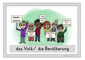 Vorschau - Arbeitsblätter - Bildkarten & Begriffe zur Bundestagswahl #demokratiestärken - Seite 3