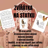 Náhled - ZVÍŘATA NA STATKU - pracovní listy - krycí list