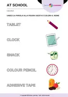 anteprima - Esercizi - Cosa trovo a Scuola? PARTE 2 - At School / Inglese Beginner - Pagina 2