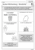 Vorschau - Arbeitsblätter - Infocube: Bundesland Baden-Württemberg | Deutschland - Seite 1
