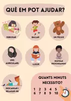Vista previa - Decoración del aula - Poster de les emocions (català) - página 1