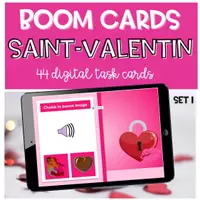 Vista previa - Juegos / Gamificación - Actividades de San Valentín Francés SET 1 - Portada