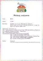 Vorschau - Arbeitsblätter - Werbung: Plakate analysieren (Arbeitsblatt & Beispiele) - Sachunterricht - Kl. 3/4 - Seite 1
