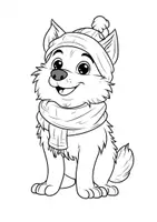 Vorschau - Arbeitsblätter - Kunst für zwischendurch Winter Ausmalbilder - Seite 3