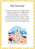 Vorschau - Arbeitsblätter - 4 Jahreszeiten Gedichte: Frühling, Sommer, Herbst, Winter ab 1.Kl - Seite 3