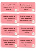 Vista previa - Hojas de trabajo - CAMPO SEMÁNTICO - Llavero y ficha - página 3