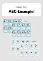 Vorschau - Spiele - Lesespiel: ABC-Tiere (Klasse 1/2) - Deckblatt
