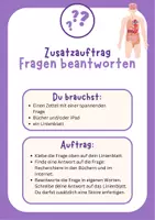 Vorschau - Arbeitsblätter - Zusatzaufträge zum Thema Körper, Karten, direkt einsetzbar - Seite 2