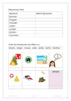 Vorschau - Arbeitsblätter - DAF Modalverben verstehen, üben, anwenden A1, A2 / Lösungen - Seite 2