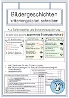 Vorschau - Anderer Materialtyp - Schreibkriterien Bildergeschichte (Tafelmaterial und Bögen) - Deckblatt