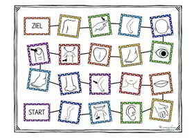 Vorschau - Spiele - Wortschatz - Brettspiel: Körper / Körperteile - Seite 3