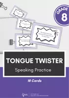 Vorschau - Arbeitsblätter - Tongue Twister (16 Grade - Grade 8): Speaking Practice - Deckblatt