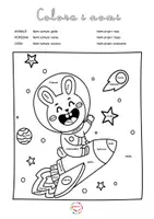 anteprima - Esercizi - Colora i nomi: propri e comuni - Pagina 1