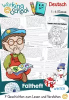 Vorschau - Arbeitsblätter - Leseverstehen | Winter - Deckblatt