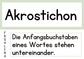 Vorschau - Bildkarten - Tafelmaterial Baupläne Akrostichon, Rondell, Haiku - Seite 3