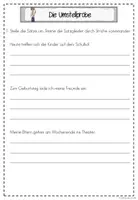Vorschau - Arbeitsblätter - Übungsblätter zu den Satzgliederm - Seite 2