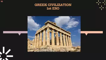 Vista previa - Refuerzo / NEE / Materiales de apoyo - THE GREEK CIVILIZATION 1º ESO - Portada