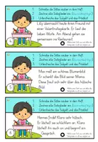 Vorschau - Arbeitsblätter - Materialpaket - Satzglieder erarbeiten Subjekt & Prädikat - Jahreszeiten - Seite 3