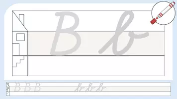 Vorschau - Präsentationen/Tafelbilder - Buchstabeneinführung B (digitale Tafel) - Seite 3