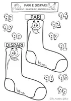 anteprima - Materiale di supporto/inclusione - Attività matematica calzini spaiati cl. 2^ - Pagina 2