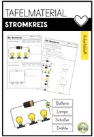 Vorschau - Arbeitsblätter - Stromkreis - Schaltkreis - Deckblatt