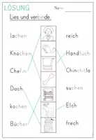 Vorschau - Arbeitsblätter - Buchstabe/Laut - Ch/ch (1.Klasse) - Seite 2