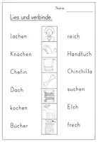 Vorschau - Arbeitsblätter - Buchstabe/Laut - Ch/ch (1.Klasse) - Seite 3