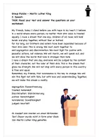 Vorschau - Arbeitsblätter - Martin Luther King Jr. Group Puzzle - Seite 3