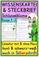 Vorschau - Arbeitsblätter - Schlüsselblume – Wissenskartei & Steckbrief Frühblüher - Deckblatt